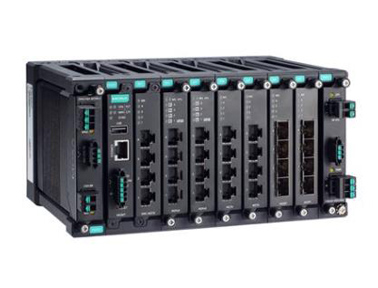 Moxa MDS-G4000 系列 28G 端口三层全千兆模块化网管型工业以太网交换机 MDS-G4028-L3